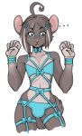  ... anthro bulge clothed clothing crossdressing garter girly male mammal mouse open_mouth rodent solo standing the_search_for_lost_wings underwear 
