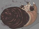 absurd_res anal_fluids anal_prolapse anthro anus anus_expansion areola belly big_anus big_areola big_breasts big_butt black_anus black_areola black_nipples black_tongue black_vulva blonde_hair bodily_fluids bone bone_mask breasts butt cubone dialogue ejaculation expansion eye_roll female flexible gape_fart generation_1_pokemon genital_fluids genitals hair hi_res huge_anus huge_breasts huge_butt hyper hyper_anus hyper_butt legs_behind_head legs_up long_sleeve_sweater looking_up lying mask moan motion_lines multicolored_body nintendo nipple_piercing nipples on_back onomatopoeia oxart piercing plump_labia pokemon pokemon_(species) prolapse puffy_anus puffy_areola puffy_nipples raised_head simple_background skull skull_mask solo sound_effects speech_bubble sweat sweaty_anus tail tammy_(void_dew) text thick_thighs tongue tongue_out two_tone_body vaginal_fluids vaginal_squirting vein vulva