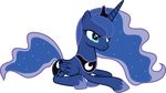  absurd_res alpha_channel blue_eyes blue_hair crown crying cutie_mark equine female feral friendship_is_magic hair hi_res horn horse mammal my_little_pony plain_background pony princess_luna_(mlp) quanno3 royalty solo transparent_background vector winged_unicorn wings 