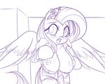  animal_genitalia anthro anthrofied ass-stalker big_breasts blush breasts clothing dickgirl equine female fluttershy_(mlp) friendship_is_magic hair horse horsecock intersex mammal my_little_pony nipples open_mouth pegasus penis pony solo tears vein wings 