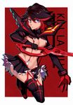  1girl ayan boots breasts gloves kill_la_kill matoi_ryuuko short_hair skirt thigh_boots thighhighs trigger_(company) 