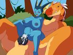  absurd_res anthro anthrofied areola big_breasts blitza blue_body blush breasts crystal crystal_(vaporeon) cum cum_in_pussy cum_inside cum_on_knot cum_on_penis deep_penetration dinosaur drooling duo edit eeveelution erection eyes_closed feathers female hi_res huge_breasts huge_penis insertion interspecies jungle knot large_insertion las_lindas male naranja nintendo nipples nude on_top open_eyes open_mouth orange_body orgasm penetration penis pok&#233;mon pok&eacute;mon purple_eyes pussy pussy_juice reptile reverse_cowgirl_position saliva scalie scar sex size_difference smile spread_legs spreading straight teeth theropod tight_fit tongue tongue_out tree unknown_artist vaginal vaginal_penetration vaporeon video_games 
