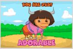  bovine cattle creepy dora_the_explorer enzo hair human humor hybrid invalid_color looking_at_viewer mammal pun purple_shirt solo what what_has_science_done where_is_your_god_now 