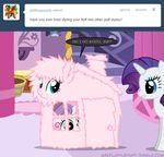  english_text equine female feral fluffle_puff fluffy friendship_is_magic fur green_eyes group hair horn horse house mammal mixermike622 my_little_pony pink_fur pink_hair pony purple_hair rarity_(mlp) sibling sweetie_belle_(mlp) text tumblr two_tone_hair unicorn white_fur 