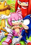  2014 amy_rose anthro areola bbmbbf big_breasts blush breasts canine echidna erect_nipples erection female fox group group_sex hedgehog knuckles_the_echidna male mammal masturbation miles_prower navel nipples nude orgasm penetration penis pussy sega sex smile sonic_(series) sonic_boom sonic_the_hedgehog straight vaginal vaginal_penetration 