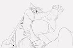  anthro duo female hindpaw leash line_art male nude paws penetration penis pussy sex straight vampi 