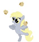 alpha_channel animated cutie_mark derp_eyes derpy_hooves_(mlp) equine female feral food friendship_is_magic horse juggling mammal muffin my_little_pony pegasus plain_background pony smile solo standing tomdantherock transparent_background wings yellow_eyes young 