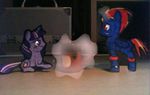  equine female friendship_is_magic hair horn legbands magic male mammal multi-colored_hair my_little_pony paper_dolls prodigy_skyfire_(original_character) twilight_sparkle_(mlp) unicorn watch winged_unicorn wings yamisonic 