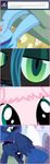  blue_eyes blue_fur camera changeling comic cutie_mark english_text equine female fluffle_puff fluffy friendship_is_magic fur green_eyes green_hair hair horn horse mammal mixermike622 multi-colored_hair my_little_pony pink_fur pink_hair pony princess_luna_(mlp) queen_chrysalis_(mlp) rainbow_dash_(mlp) royalty text tumblr two_tone_hair winged_unicorn wings 