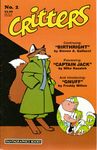  canine coat comic cover critters_(comic_book) dragon english_text family fox freddy_milton gnuff looking_at_viewer mammal plain_background scarf steve_gallacci text 