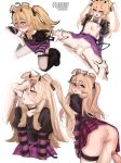  1boy 1girl absurdres ass black_shirt breasts cerber_(vtuber) cerberus choker cum cum_in_pussy cum_on_body deepthroat dog_girl facial fellatio highres horns indie_virtual_youtuber open_mouth oral otjareniy penis penis_on_face purple_skirt pussy sex shirt skirt small_breasts spread_legs squatting thighs twintails vaginal virtual_youtuber 