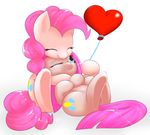  balloon bubble_kitten17 crying cutie_mark duo equine eyes_closed female feral friendship_is_magic fur hair horse lesbian mammal my_little_pony one_eye_closed pink_fur pink_hair pinkamena_(mlp) pinkie_pie_(mlp) plain_background pony resting sitting smile square_crossover tears white_background 