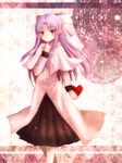  amano-sora blush bow hair_bow highres long_hair melty_blood pointy_ears solo thighhighs tsukihime valentine white_len 
