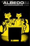  albedo_(comic_book) black_background cat comic cover eyewear family feline glasses looking_down mammal monochrome plain_background shadow sofa steve_gallacci stippling television wide_eyed wide_eyes young 
