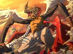  bad_id bad_pixiv_id bone chimera chimeramon digimon digimon_adventure_02 fur fusion horns monster multiple_arms no_humans wings 