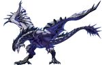  dragon erick_aogashima monster_hunter no_humans rathalos silver_rathalos spikes tail wings wyvern 