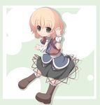  arm_warmers blonde_hair boots green_eyes miko_machi mizuhashi_parsee solo touhou 