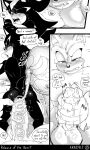 3:5 absurd_res after_fingering anthro balls big_balls big_hands big_nose big_penis black_and_white black_nose blush blush_lines bodily_fluids body_blush breath butt_blush claws comic dialogue drooling duo ear_blush english_text eulipotyphlan fangs genitals hedgehog hi_res huge_penis imminent_anal imminent_sex krazyelf larger_male lube lube_on_penis male male/male mammal masturbation monochrome muscular muscular_anthro muscular_male panting pecs penile_spines penis quills_(anatomy) saliva saliva_string sega shadow_the_hedgehog sharp_teeth size_difference sonic_the_hedgehog_(series) sonic_the_werehog sonic_unleashed speech_bubble stripes sweat teeth text thought thought_bubble thoughts werecreature wereeulipotyphlan werehog