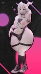  2025 2_horns 3d_(artwork) 4k 9:16 absurd_res anthro asriel_dreemurr_(god_form) big_butt black_clothing black_eyebrows black_footwear black_markings black_sclera black_shoes black_socks black_underwear bovid bovid_horn butt caprine caprine_horn clothed clothing digital_media_(artwork) english_description eyebrows facial_piercing femboy footwear fur goat hair hand_behind_head hi_res horn male mammal markings melongoat3d mouth_closed nipple_piercing nipples nose_piercing piercing pink_nipples small_tail socks solo tail topless topless_anthro topless_male undertale undertale_(series) underwear white_body white_eyes white_fur white_hair wide_hips 