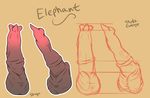  &#12459;&#12452;&#12470;&#12539;&#12486;&#12452;&#12521;&#12540; ???????? anatomically_correct balls disembodied_penis elephant erection male mammal penis 