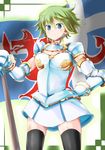  armor bors_(eiyuu_senki) eiyuu_senki green_hair hellgassa thighhighs zettai_ryouiki 