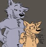  cam camcartoonfanatic canine chubby collar fox male mammal size_difference 