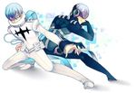  bad_id bad_pixiv_id blue_hair bodysuit dual_persona glasses inumuta_houka kill_la_kill mochigome probe_regalia uniform 