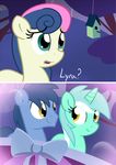  amber_eyes blue_eyes blue_fur blue_hair bonbon_(mlp) comic english_text equine female friendship_is_magic fur furrgroup green_fur hair horn horse lyra_(mlp) lyra_heartstrings_(mlp) male mammal my_little_pony noteworthy_(mlp) pony smile straight text two_tone_hair unicorn 