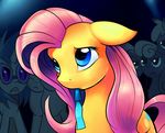  blue_eyes blue_hair crown cutie_mark equine eyewear female fluttershy_(mlp) friendship_is_magic glasses gsphere hair horse mammal my_little_pony party_horn pink_hair pony sad standing sunglasses two_tone_hair vinyl_scratch_(mlp) 