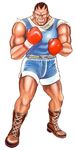  90s balrog boxer capcom illustration m_bison mike_bison muscle official_art oldschool street_fighter street_fighter_ii yasuda_akira 