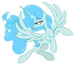  alpha_channel cute equine female feral hi_res horn horse icelion87 mammal my_little_pony original_character pony solo tongue tongue_out winged_unicorn wings 