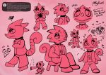 animal_crossing anthro arachnid arthropod big_tail bottomwear c.j._(animal_crossing) chameleon clothing collar crossed_arms daydream doorbell_camera drugs eyes_closed eyeshadow flick_(animal_crossing) footwear head_spikes heart_symbol lizard makeup male marijuana monotone_body nintendo pants psykwol red_body reptile scalie shirt shoes sitting sketch_page smoking smoking_marijuana spider spikes spikes_(anatomy) tail topwear twitter vest 