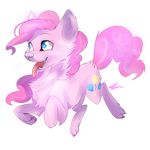  affanita alpha_channel blue_eyes canine cutie_mark fangs female feral friendship_is_magic fur hair mammal my_little_pony pink_fur pink_hair pinkie_pie_(mlp) plain_background running solo tongue tongue_out transparent_background wolf 