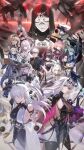  absurdres bandaged_head bandages bare_shoulders bead_bracelet beads black_crown black_tiara blonde_hair blue_eyes bracelet breasts bridal_gauntlets brown_hair cecil_(nikke) chime_(nikke) closed_eyes closed_mouth commentary_request crown crown_(nikke) flower game_cg goddess_of_victory:_nikke green_hair grey_hair hair_between_eyes harran_(nikke) hat headband highres horns impossible_clothes isabel_(nikke) jewelry jingasa johan_(nikke) kilo_(nikke) large_breasts long_hair long_sleeves looking_afar looking_at_another looking_at_viewer mechanical_arms mechanical_ears mechanical_horns modernia_(nikke) nayuta_(nikke) noah_(nikke) official_alternate_costume official_art pink_hair purple_hair rapture_queen_(nikke) rapunzel_(nikke) red_eyes red_flower red_rose red_shoes_(nikke) rose rose_(nikke) scarlet_(nikke) see-through_cleavage see-through_clothes sideboob single_mechanical_arm single_wide_sleeve snow_white_(nikke) spoilers starcat talos_(nikke) thighhighs tiara visor_lift yellow_eyes 