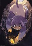  animal_ears ario ass buck_teeth claws digging furry gen_1_pokemon helix_fossil mouse_ears mouse_tail nude personification pokemon purple_hair rattata red_eyes short_hair solo tail twitch_plays_pokemon 