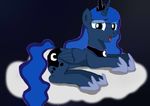  blue_hair crown cutie_mark equine female friendship_is_magic hair horn jbond mammal my_little_pony princess princess_luna_(mlp) royalty safe smile solo winged_unicorn wings 