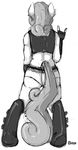  ammo_belt anthro anthrofied clothing equine female fingerless_gloves friendship_is_magic gigapon gloves greyscale hair horse mammal monochrome my_little_pony panties pony solo standing sweetie_belle_(mlp) underwear 