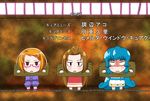  animated animated_gif blue_hair brown_hair chain character_name dokidoki!_precure dress glasses happinesscharge_precure! ireku_badou long_hair madoka_aguri multiple_girls orange_hair overalls parody pillory precure shirabe_ako shirayuki_hime short_hair suite_precure witch_craft_works 