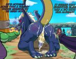 absurd_res after_anal after_sex all_fours anal animal_genitalia animal_penis anus balls big_balls big_butt big_penis blue_body bodily_fluids breath butt claws clothing corruption cum cum_drip cum_in_ass cum_inside cum_on_balls cum_on_body cum_on_butt cum_on_penis cumshot degradation degraded dialogue dragon dripping ejaculation equine_genitalia equine_penis european_mythology faceless_character faceless_male feet finger_claws foot_focus forced free_use gaping gaping_anus genital_fluids genital_focus genitals glowing glowing_eyes group hi_res horn humanoid_genitalia humanoid_penis humiliation hypnosis hypnotic_eyes hypnotized_prey imminent_sex knot knotted_penis leaking_anus leaking_cum leaking_precum looking_at_viewer looking_back male male/male membrane_(anatomy) membranous_wings mikes mind_control multicolored_body mythological_creature mythological_scalie mythology narrowed_eyes nude outdoor_background outdoor_nudity outside outside_sex panting pawpads paws penis precum precum_drip precum_on_penis precum_string presenting presenting_anus presenting_balls presenting_hindquarters presenting_penis profanity public_use questionable_consent raised_tail rear_view restrained restraints scalie sex solo solo_focus spiral spiral_eyes spread_anus spread_butt spread_legs spreading standing standing_position tail tail_anus text toe_claws toes tongue tongue_out torn_clothing voltek western_dragon wings
