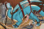  animal_genitalia animal_penis bodily_fluids bound clenched_feet container cum cum_collecting cum_container cum_in_container cum_in_mouth cum_in_own_mouth cum_in_self cum_inside cumshot digital_media_(artwork) dragon drinking drinking_cum drinking_own_cum ejaculation erection eyes_closed feet feral genital_fluids genitals hi_res horn knot knotted_penis legs_tied machine male mask membrane_(anatomy) membranous_wings mythological_creature mythological_scalie mythology orgasm orgasm_face paws penile penis penis_milking penis_milking_machine scalie solo tail toes tube tvard wings wings_tied 