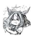  >_< 1girl :t ahoge animal_ears bow bowtie brain_freeze closed_eyes closed_mouth commentary_request ear_ribbon eating food hair_between_eyes hairband highres holding holding_food holding_ice_cream horse_ears horse_girl huge_ahoge ice_cream ice_cream_cone mame_nabe_donko meisho_doto_(umamusume) puffy_short_sleeves puffy_sleeves school_uniform shirt short_sleeves simple_background solo star_(symbol) tracen_school_uniform umamusume upper_body white_background 