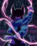  absurd_res anthro cd_projekt_red cyberpunk_2077 cyberpunk_clothes cyberpunk_edgerunners dominant dominant_female dominatrix electric electric_whip electricity emolga eveartspot female fur generation_5_pokemon hi_res jinora_valentine looking_at_viewer lucyna_kushinada nintendo pink_body pink_electricity pink_eyes pink_fur pokemon pokemon_(species) shiny_pokemon solo whip whipping white_body white_fur 
