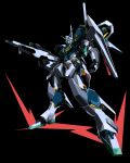  absurdres arm_shield beam_rifle beastkingbarbaros black_background char's_counterattack commentary_request earth_federation energy_gun full_body gun gundam gundam_msv highres holding holding_energy_gun holding_gun holding_weapon looking_at_viewer mecha mecha_focus mobile_suit no_humans nu_gundam_mp_type rifle robot science_fiction shield simple_background solo standing v-fin weapon yellow_eyes 