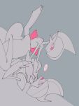  2others arm_blade bdsm between_legs bisharp blue_background blush colored_skin commentary_request gallade hand_on_another's_arm hands_on_another's_neck heart helmet highres interspecies leg_up lying lying_on_person mohawk multiple_others nervous_smile on_back on_bed open_mouth partially_colored pokemon pokemon_(creature) pokemon_focus sexually_suggestive shoulder_pads smile speech_bubble spoken_heart spot_color straddling strangling thick_thighs thighs two-tone_background umi-be-to unfinished weapon white_skin wide_hips 