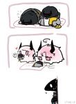  ... 1other 2boys 4girls ? ambiguous_gender amiya_(arknights) animal_ears animalization arknights arknights:_endfield brother_and_sister chibi chinese_commentary commentary_request demon_boy demon_girl demon_horns doctor_(arknights) endministrator_(arknights) female_endministrator_(arknights) fluffy heart highres horns hua_ren_nan male_endministrator_(arknights) mon3tr_(arknights) mon3tr_(summon)_(arknights) multiple_boys multiple_girls rabbit_ears rabbit_girl siblings sleeping sleepy squeans theresa_(arknights) theresis_(arknights) zzz 