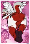 absurd_res anthro anus areola balls bedroom_eyes big_areola big_breasts body_writing breast_squish breasts butt canid canine canis deer folfie_winter foreskin genitals gynomorph gynomorph/gynomorph heart_symbol hi_res holidays hooves hybrid intersex intersex/intersex looking_back mammal narrowed_eyes penis presenting presenting_anus presenting_hindquarters raised_tail seductive solo sparkibarki squish tail teasing teasing_viewer valentine's_day wings wolf writing_on_butt