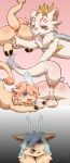 4_ears absurd_res anthro anus balls big_butt blush blush_lines body_blush butt butt_blush dragon ear_blush fabulous_beasts female genitals group hi_res hooves horn kaoshenmea kirin lying male mane multi_ear mythological_creature mythological_scalie mythology nude nude_male on_front saggy_balls scalie shi_qilin sibuxiang_the_kirin_(fabulous_beasts) tail tail_tuft thick_tail trio tuft yu_qilin_(fabulous_beasts)