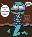 alternate_version_at_source arms_tied ball_gag bdsm blush bodily_fluids bondage bottomless bound cartoon_network clothed clothing comic dialogue english_text female front_view gag gagged genital_fluids genitals hi_res legs_tied low-down masturbation motion_lines nicole_watterson no_irises no_underwear overstimulation restraints sex sex_toy shocked shuddering solo speech_bubble straddling straitjacket strapped_down sybian text the_amazing_world_of_gumball thoughts vaginal vaginal_fluids vaginal_masturbation variant_set vibrating vulva