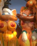 3d_(artwork) 4:5 absurd_res anthro badger bat big_breasts big_penis blender_(artwork) blender_cycles_(artwork) body_worship breasts canid canine digital_media_(artwork) dikol echidna female foreskin fox genital_worship genitals group hi_res huge_penis intersex intersex/female looking_at_genitalia looking_at_penis male male/female mammal miles_prower monotreme musk musky_penis mustelid musteline nipples penile penis penis_on_face penis_worship rouge_the_bat sega sonic_adventure sonic_boom sonic_the_hedgehog_(series) sticks_the_jungle_badger tikal_the_echidna