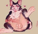 4_toes anthro balls bat big_butt bodily_fluids butt claws feet fluffy fluffy_chest genital_fluids genitals heart_symbol hi_res hindpaw holding_butt leaf-nosed_bat leaking_precum male mammal microbat paws penis precum presenting presenting_penis sherlock-catt solo toes tongue tongue_out vampire_bat yangochiropteran